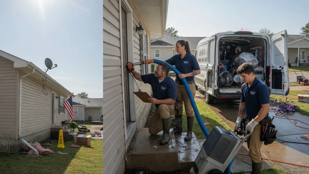 Ceiling Water Damage Restoration in Piney Woods, MS near me